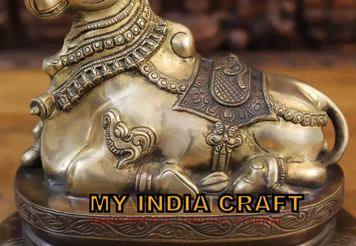 10.5" Nandi statue