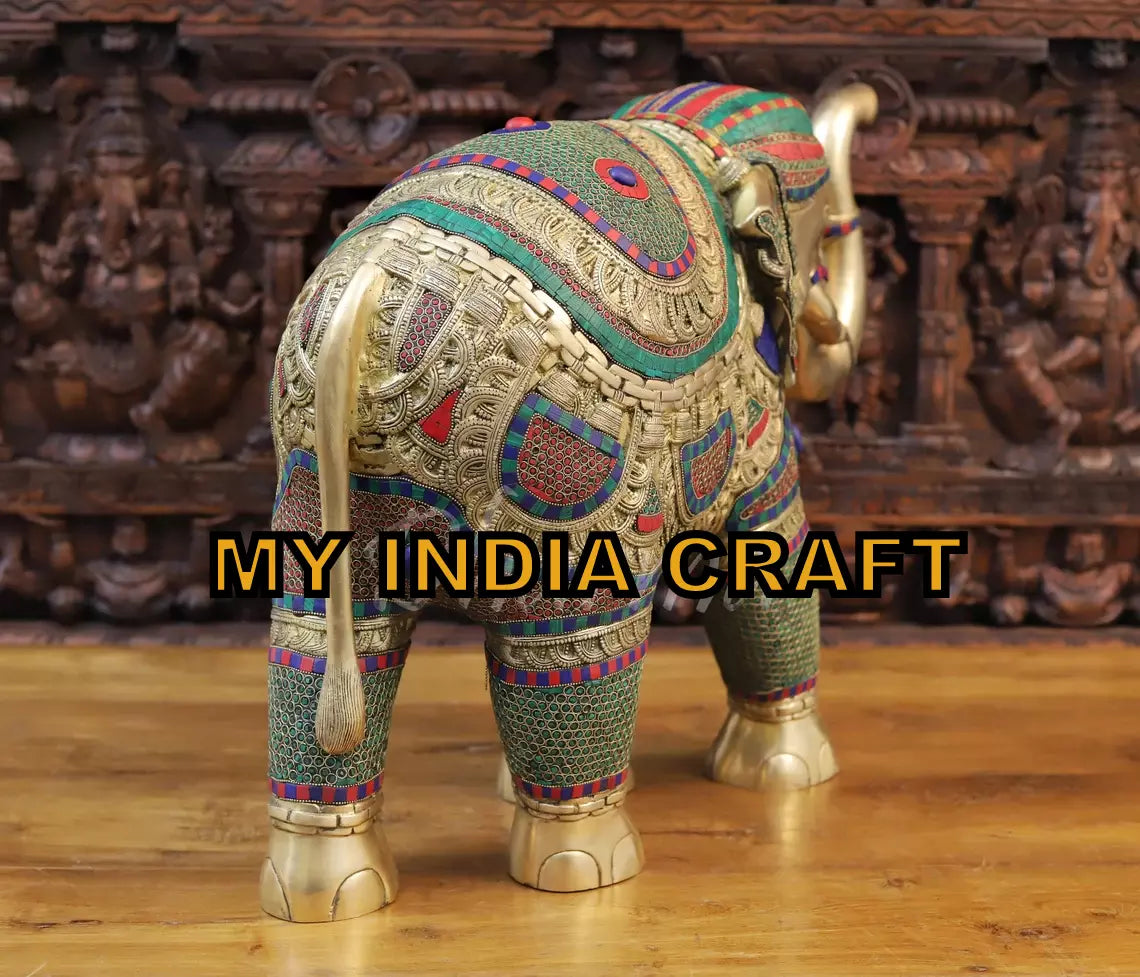 22" Elephant Artifact (SET OF 2)