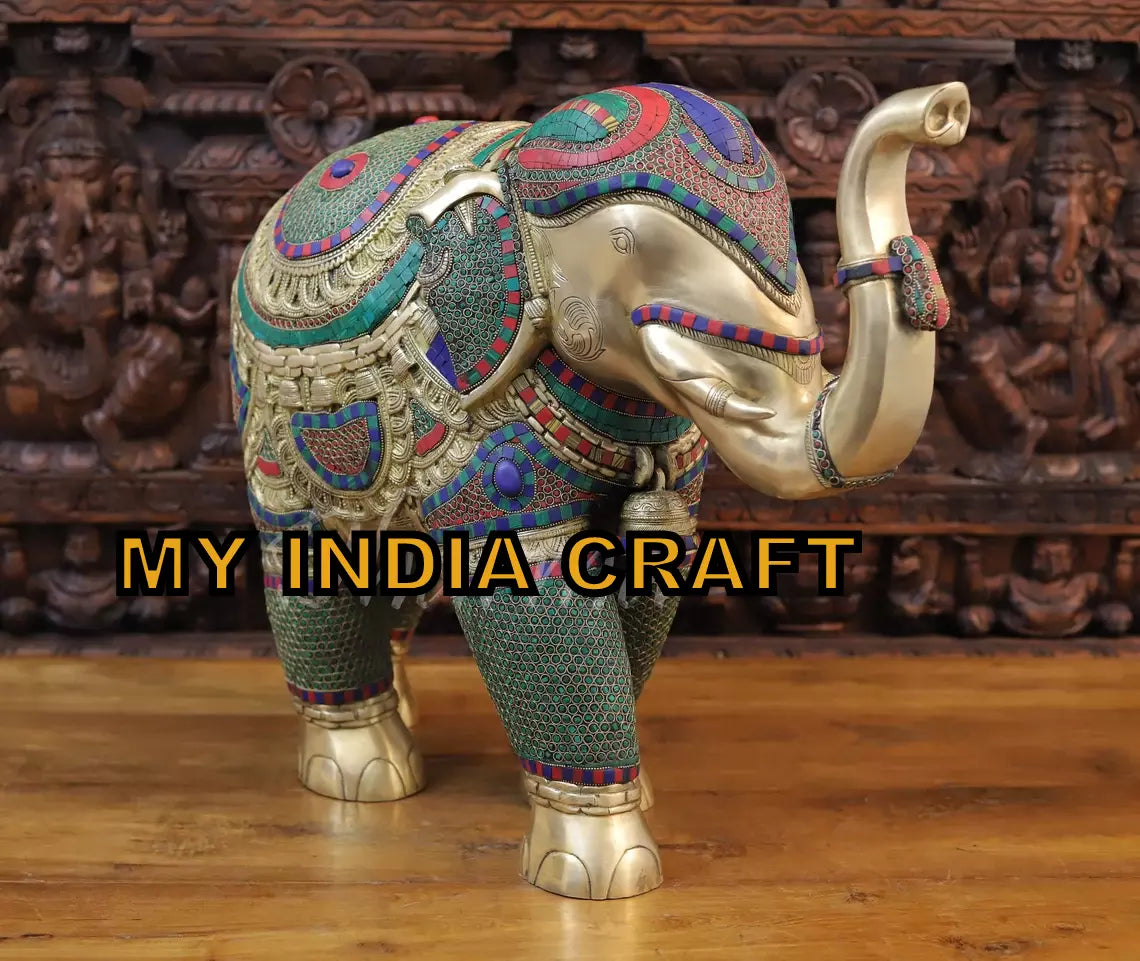 22" Elephant Artifact (SET OF 2)