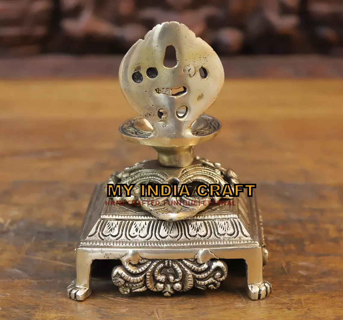 5.5" Brass diya (set of 2)