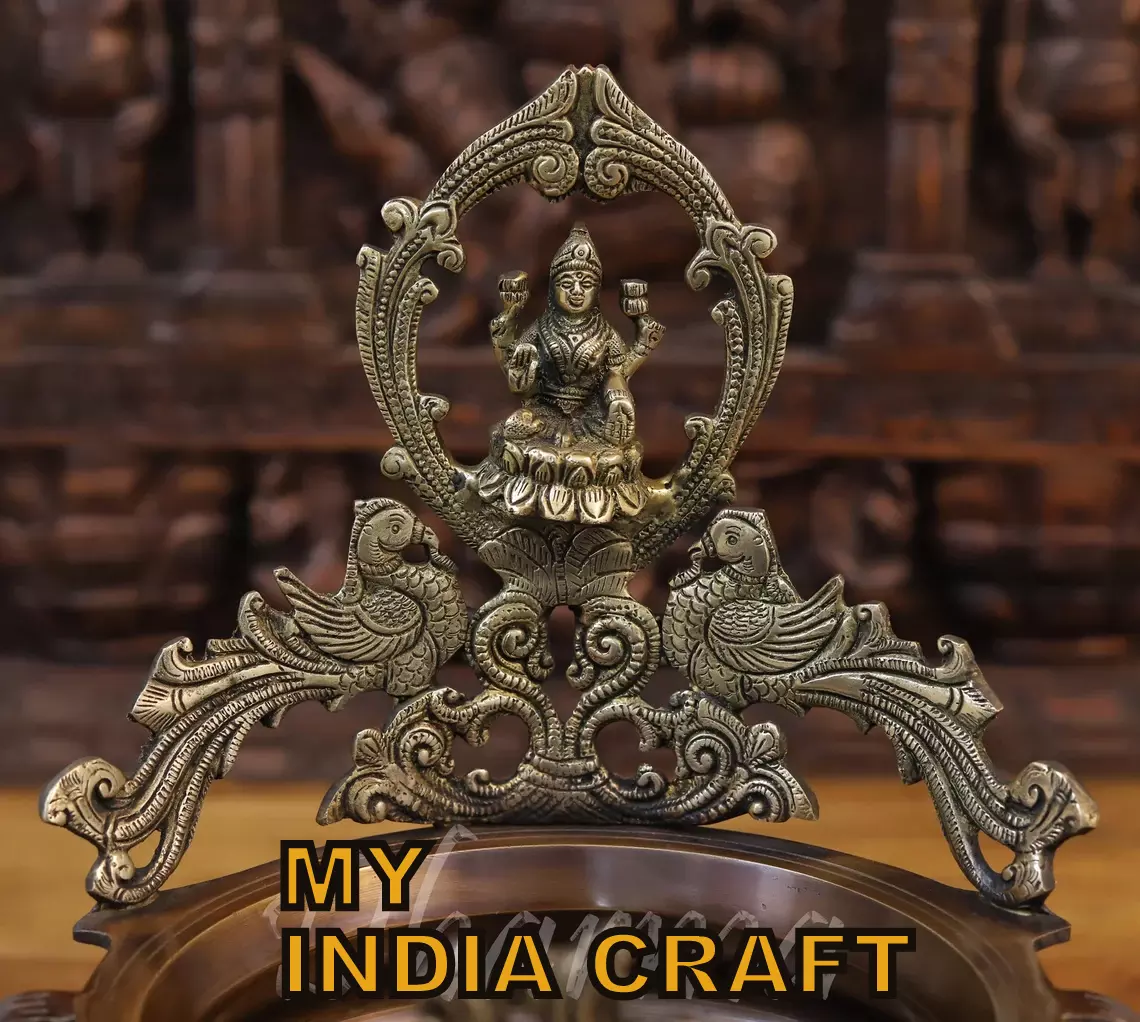 13.5" Urli with lakshmi