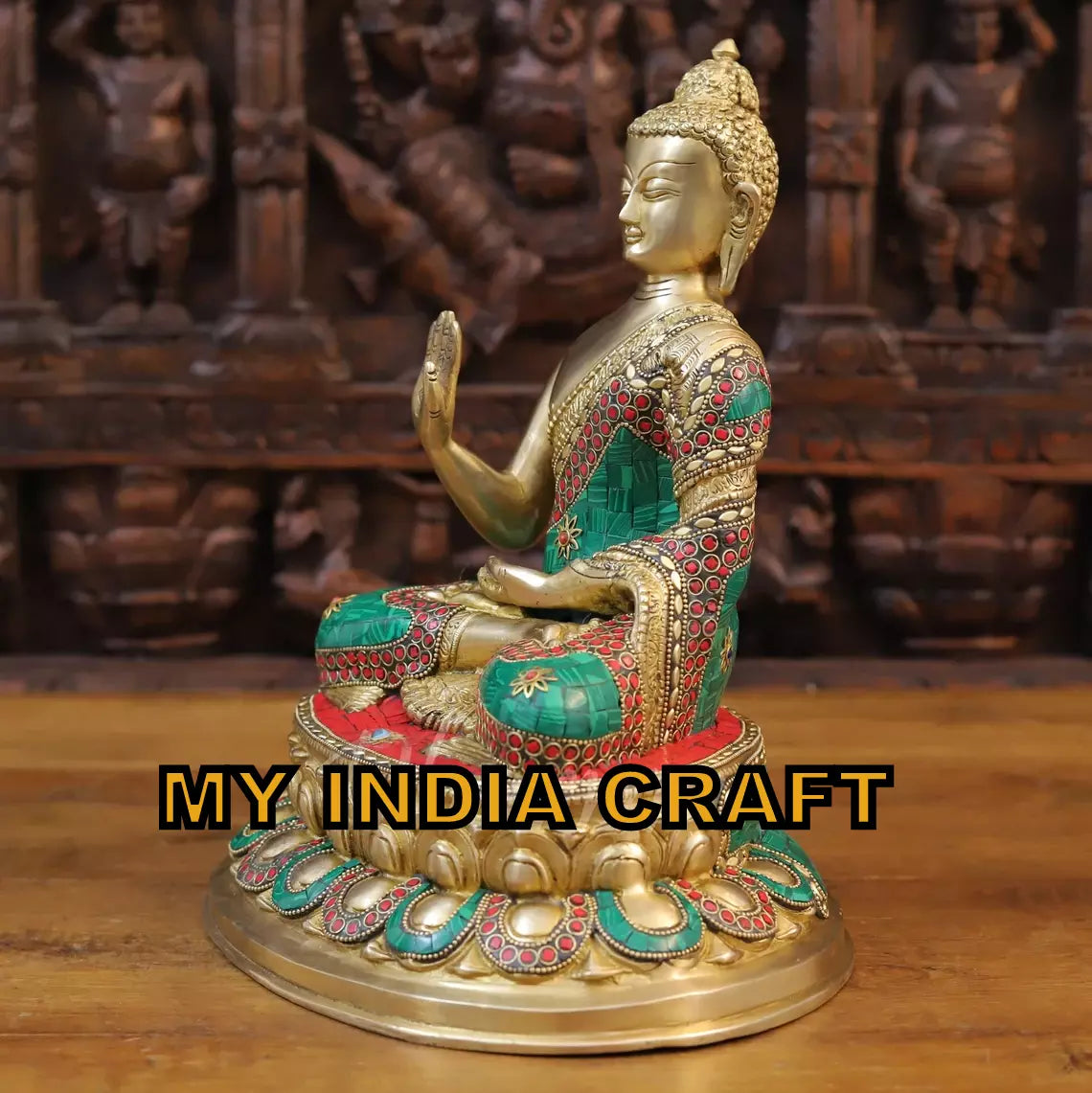 13.5" buddha statue