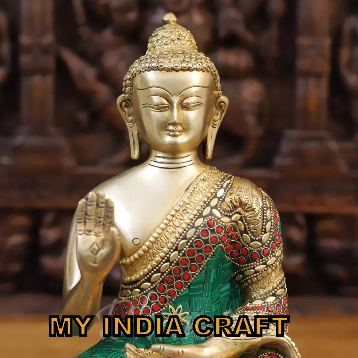 13.5" buddha statue