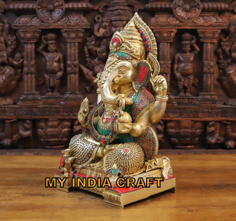 19" Big Beautiful Ganpati