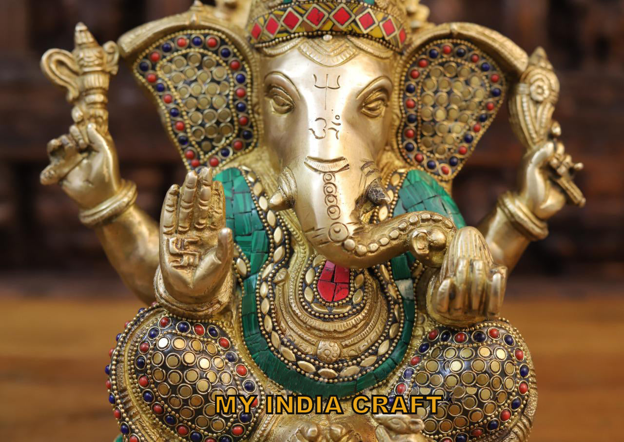 11.5" Ganesh statue for home