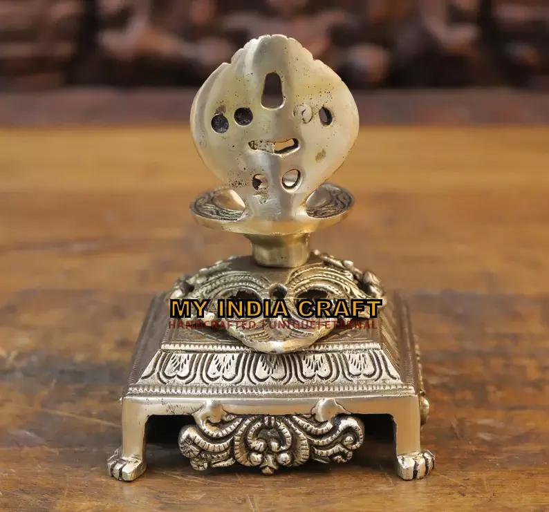 5.5" Brass diya (set of 2)