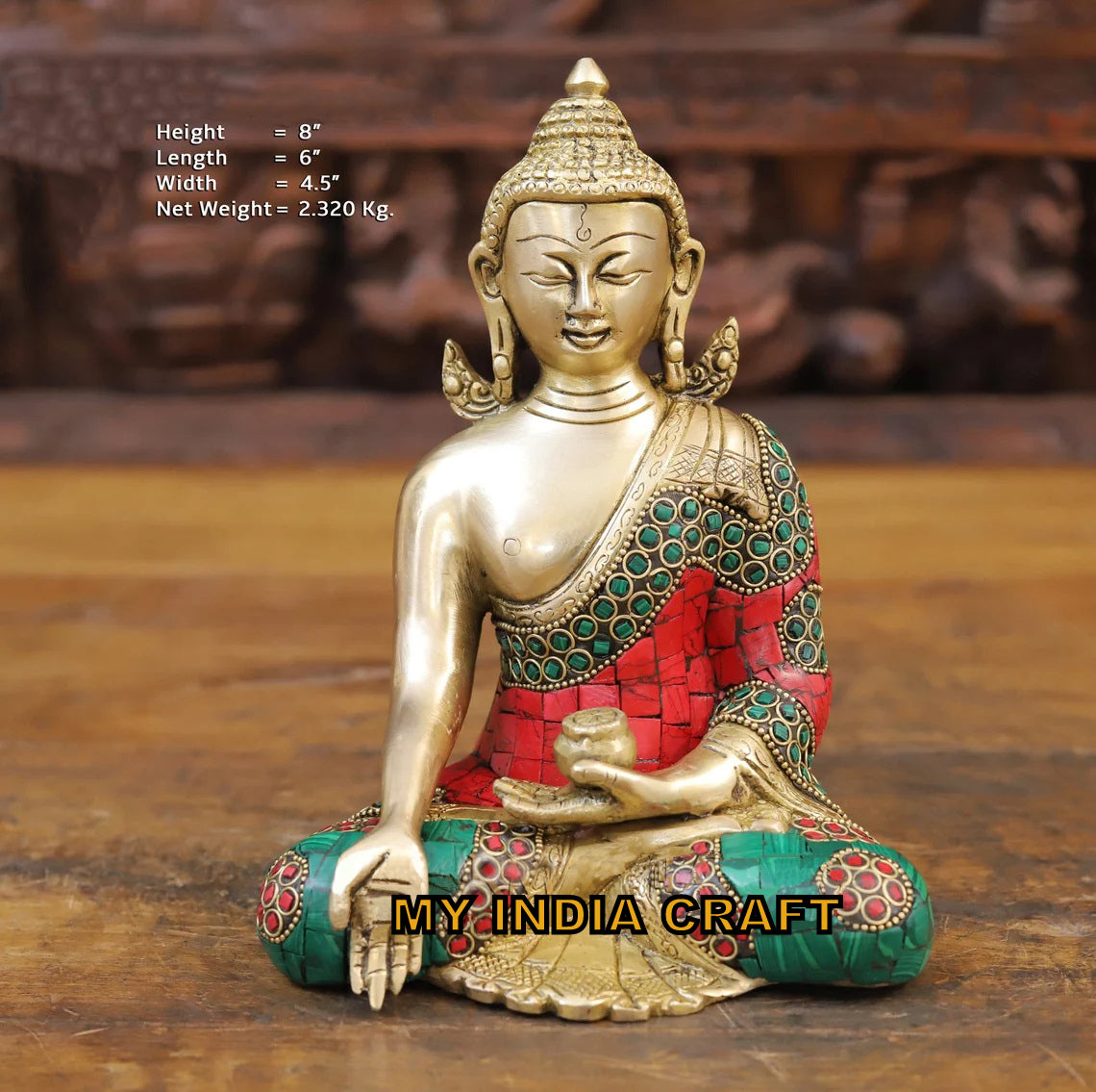 8" Buddha Statue