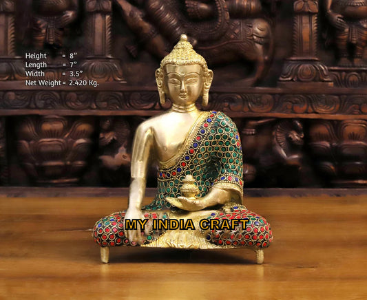 8" Buddha Statue