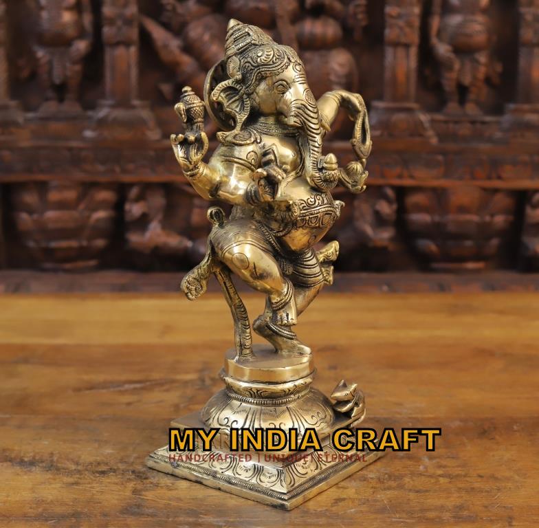13" Ganesh idol standing vastu