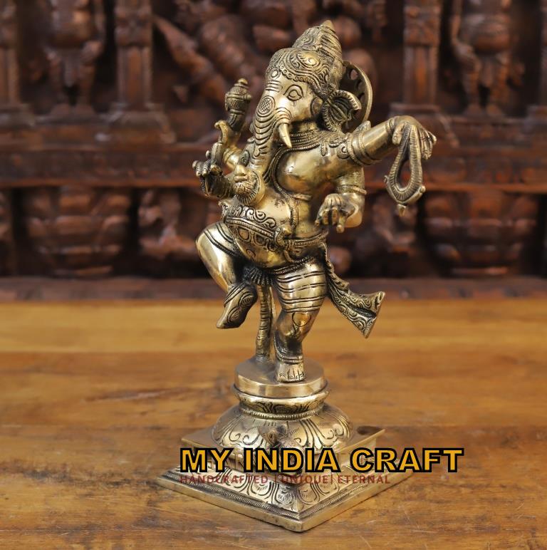 13" Ganesh idol standing vastu