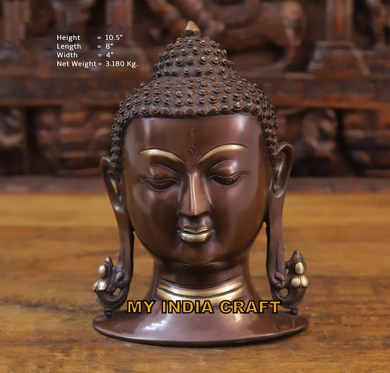 10.5" Buddha face