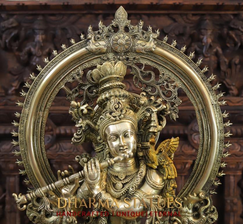 32" Krishna idol murti