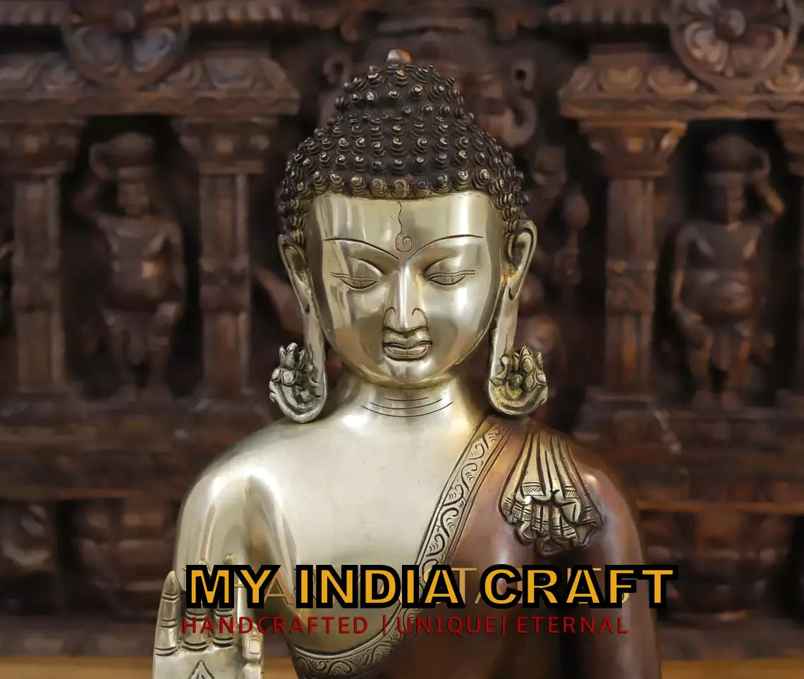 20" Buddha statue antique