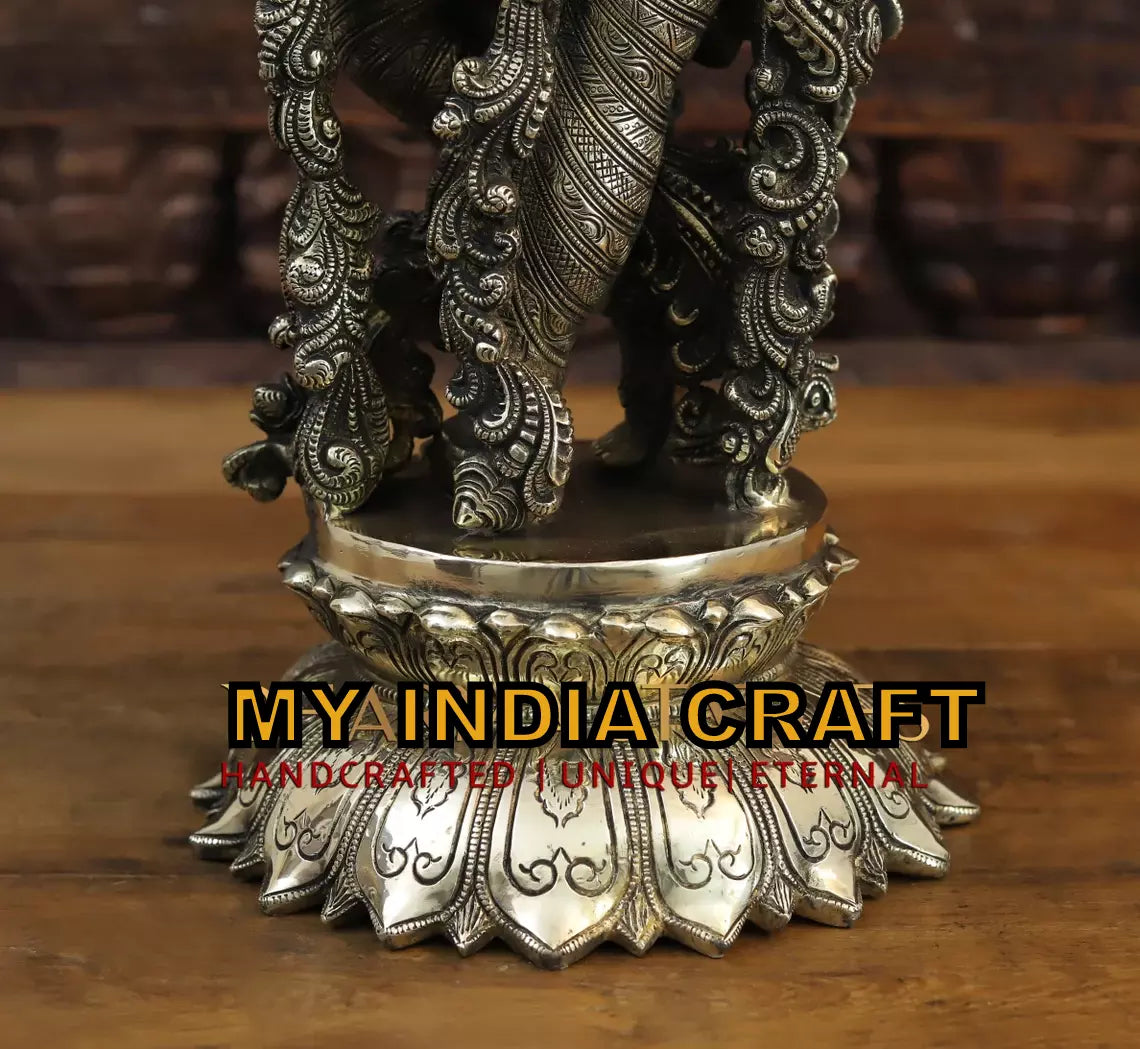 27" Standing Krishna Statue