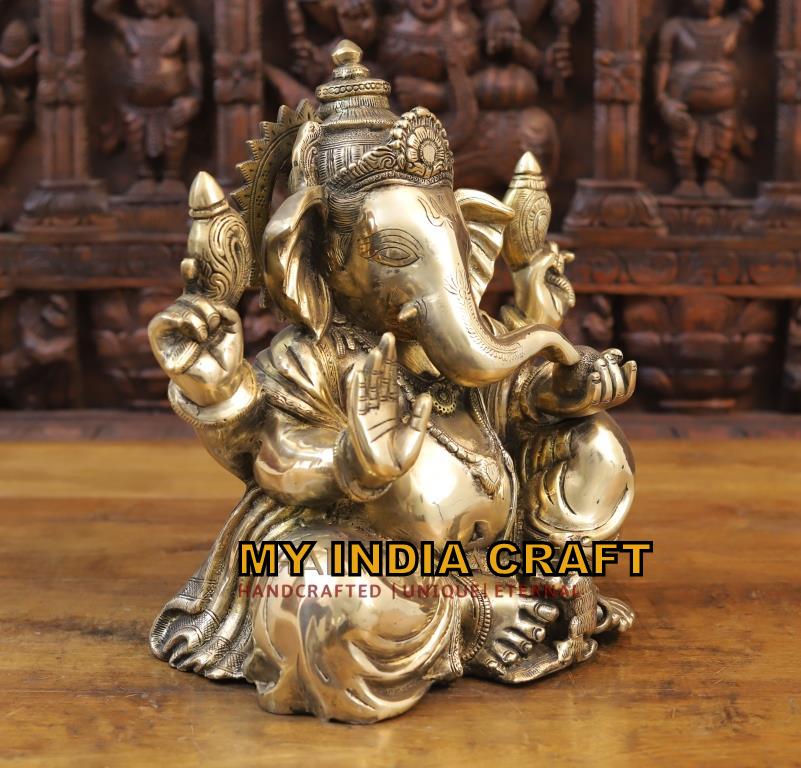 13.5 Ganesh Statue ashirwad posture