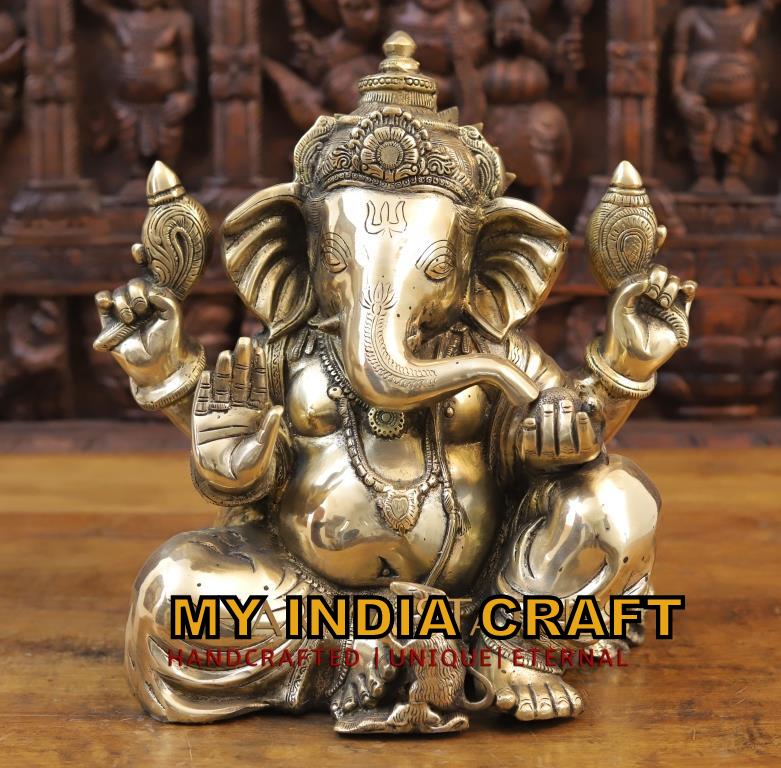 13.5 Ganesh Statue ashirwad posture