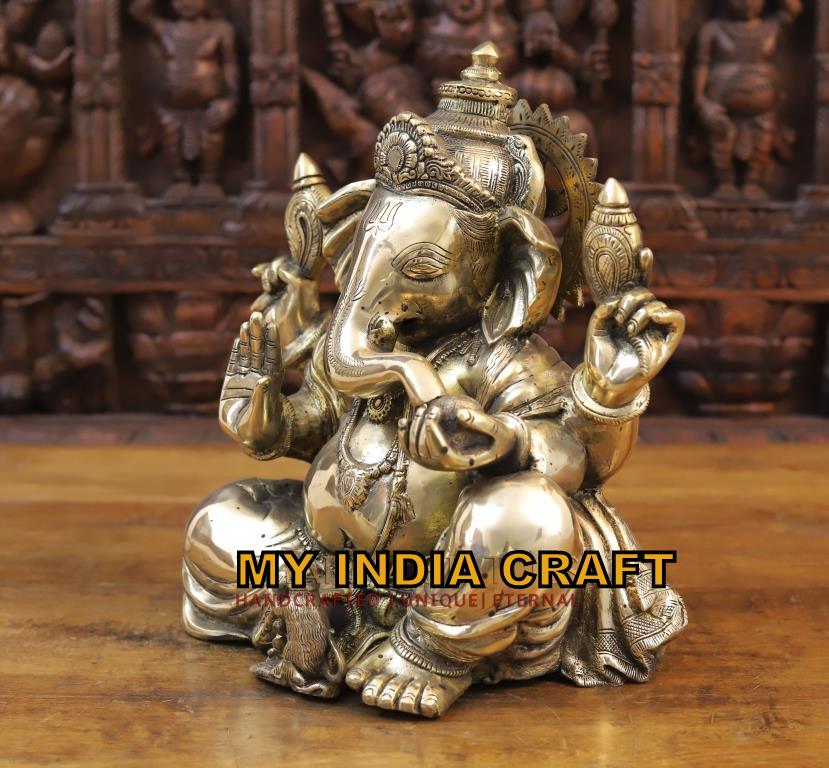 13.5 Ganesh Statue ashirwad posture