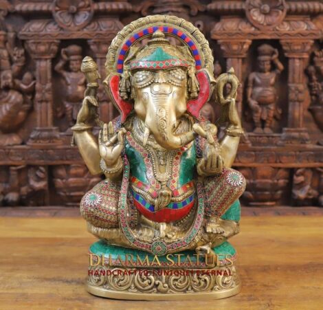 19" Ganpati idol for home entrance