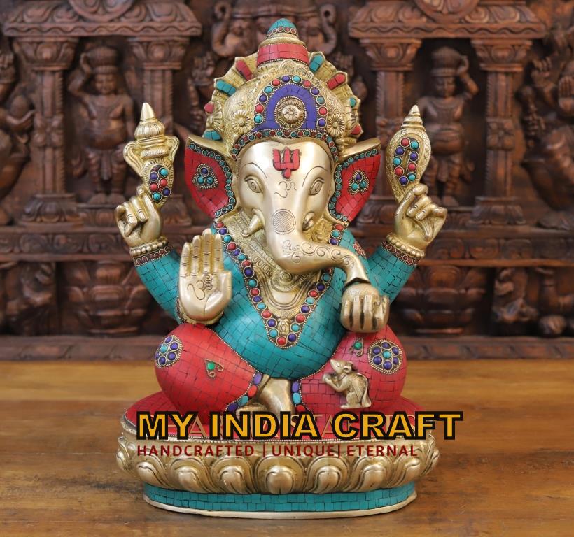 18" Ganpati murti for office and home