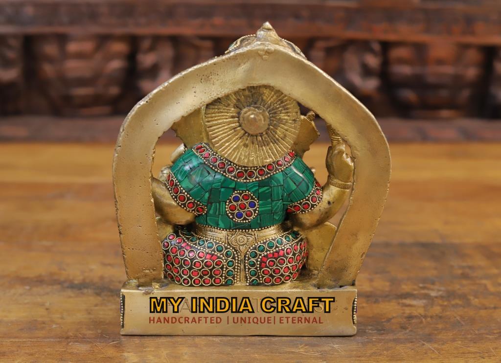 8.5" Ganpati idol for pooja