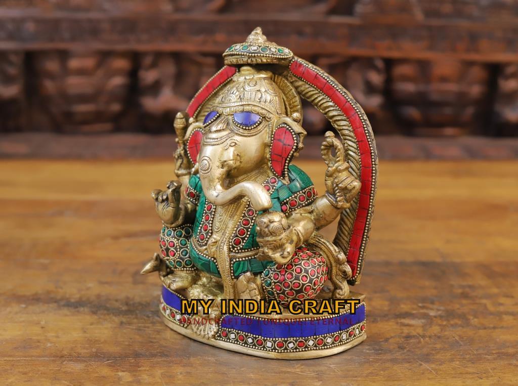 8.5" Ganpati idol for pooja