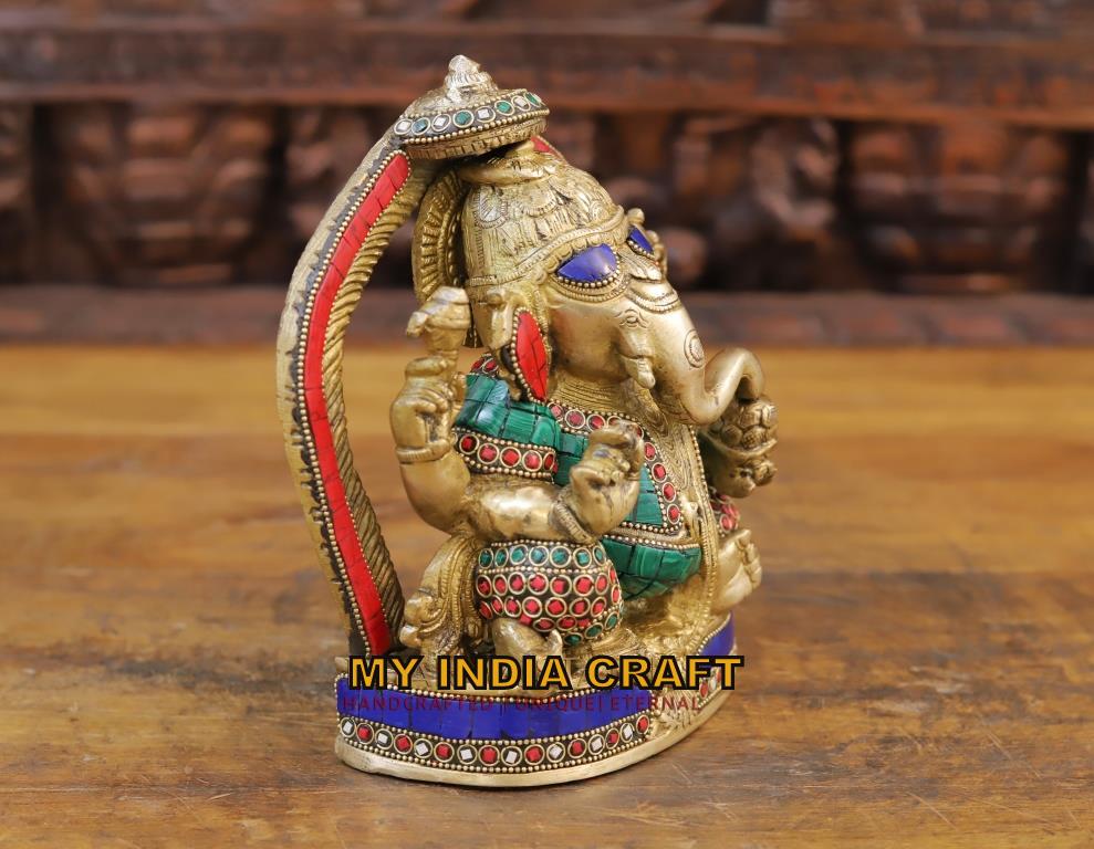 8.5" Ganpati idol for pooja