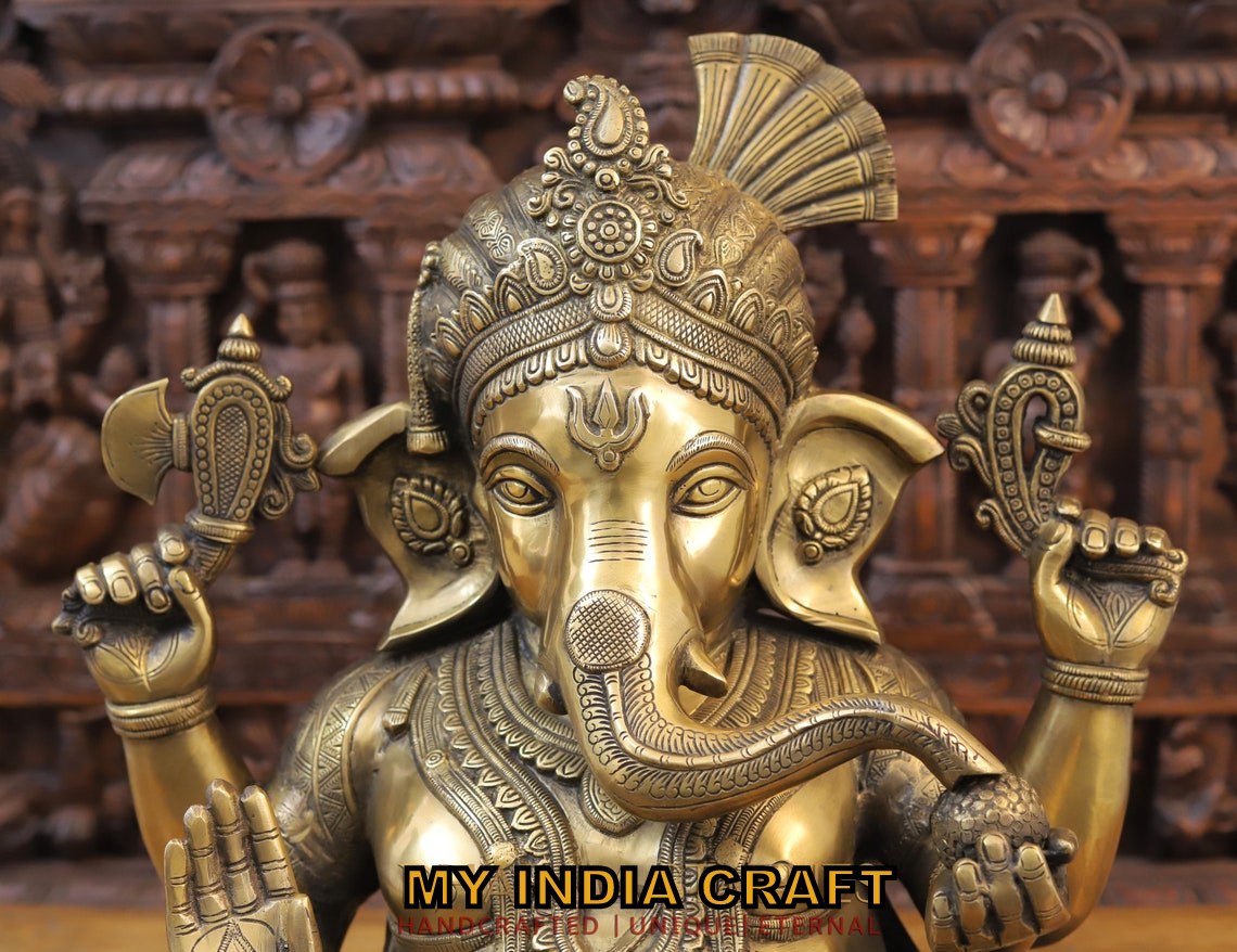 21" paghdi ganpati statue