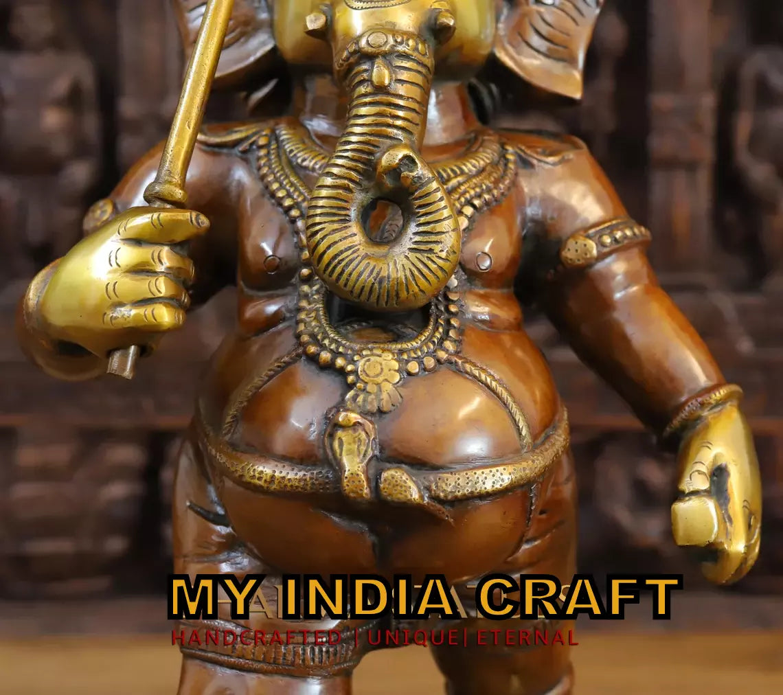 24" Standing Ganpati statue