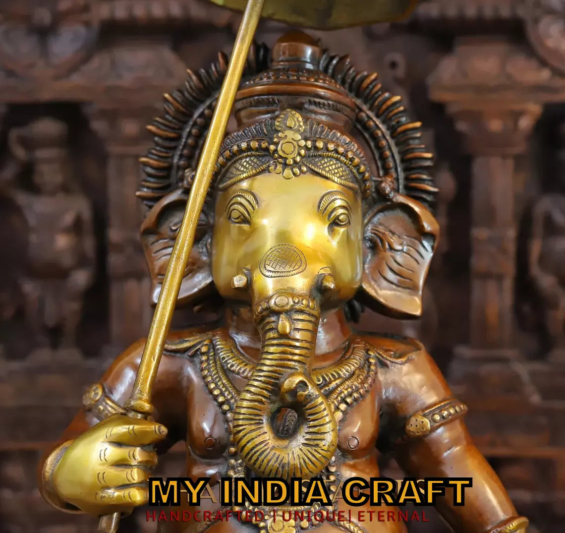 24" Standing Ganpati statue