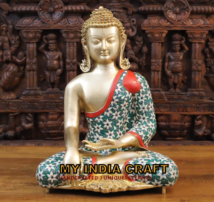 20.5" Budha brass