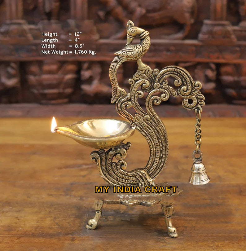 12" Brass Diya (SET OF 2)