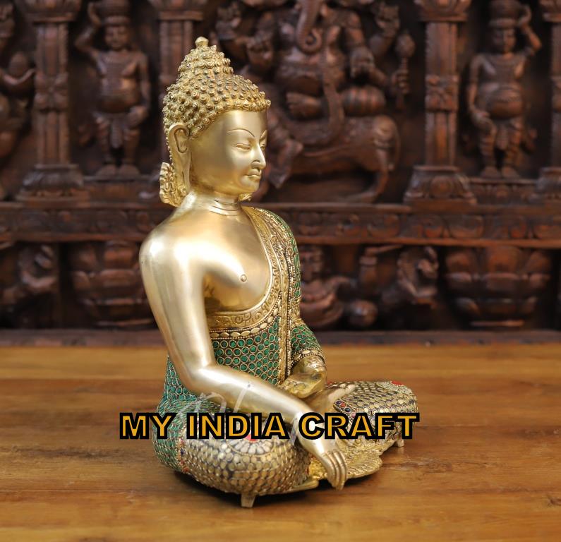 13.5" buddha statue
