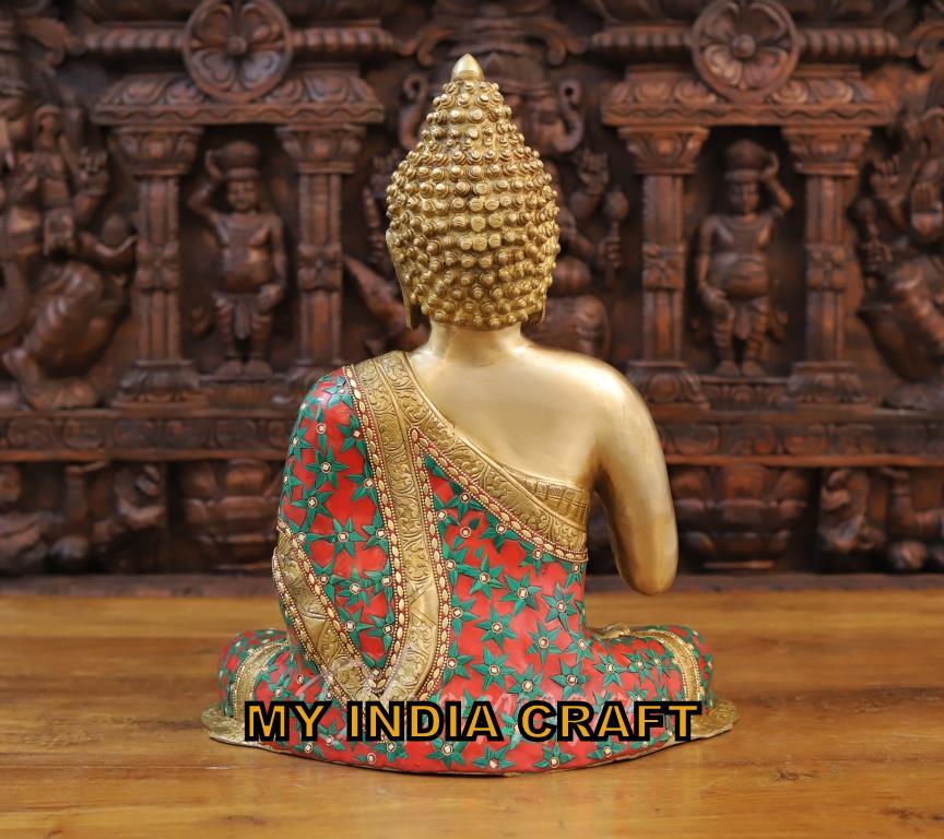 17.5" Buddha statue