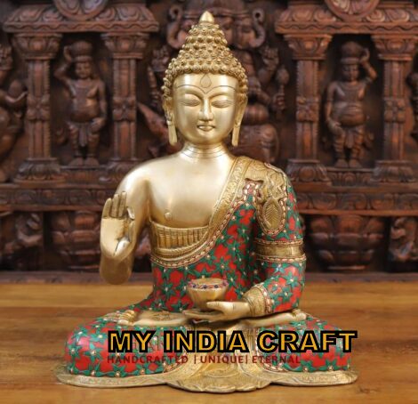 17.5" Buddha statue