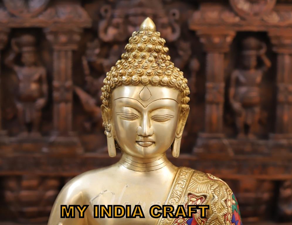 17.5" Buddha statue