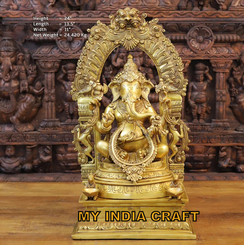 24" Ganpati lakshmi saraswati set