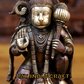 10.5" Hanuman statue brass antique look