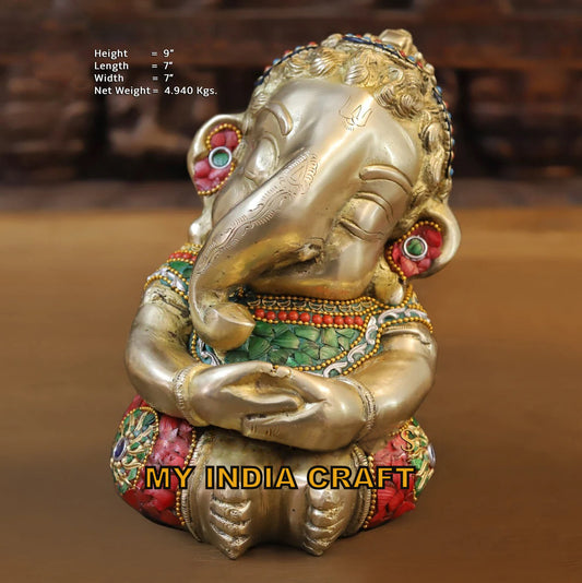 9" Bal Ganpati Idol