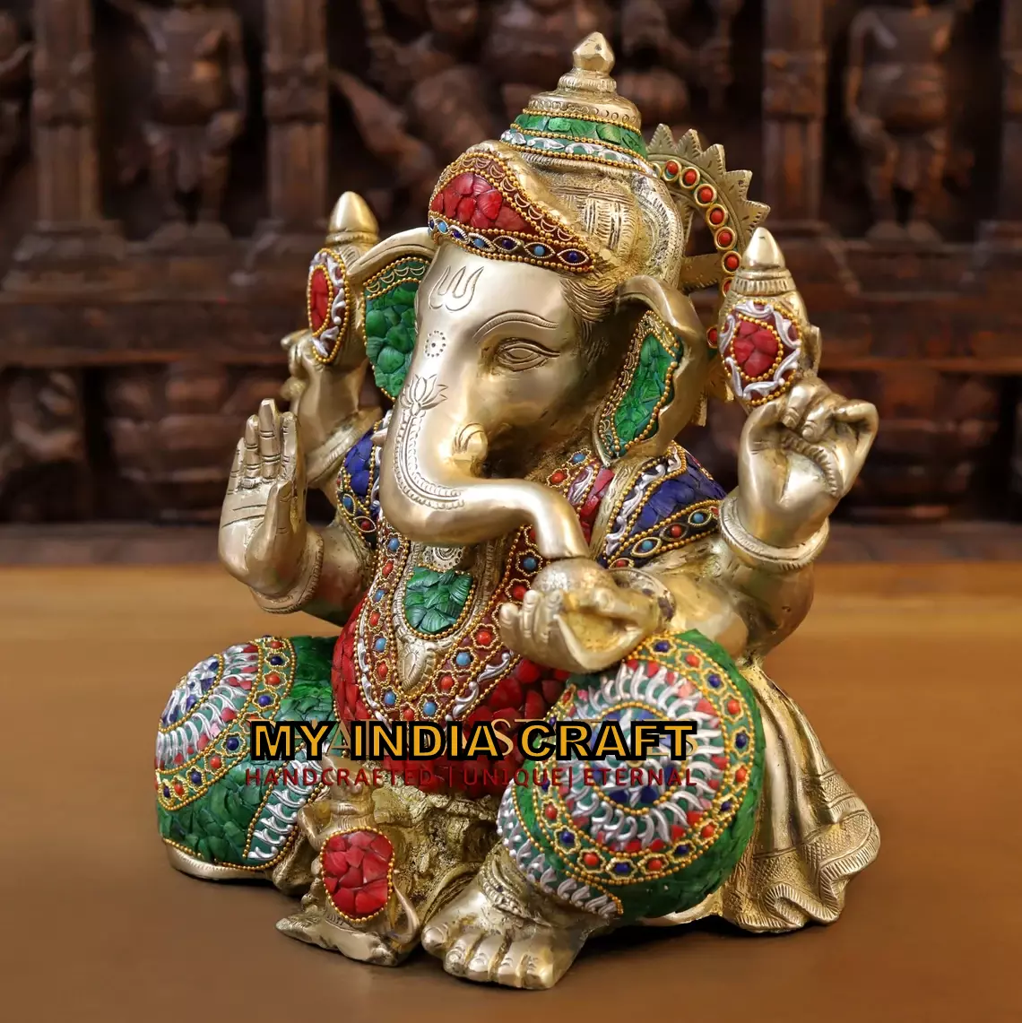 13.5" Ganesh idol for luck