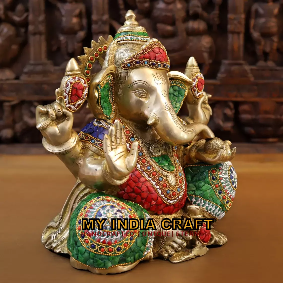 13.5" Ganesh idol for luck