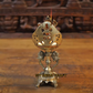 9.5" Brass diya with Ganesh