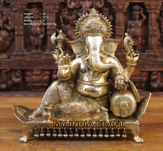 16" Aasan Ganesh idol