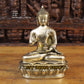 13" Brass buddha