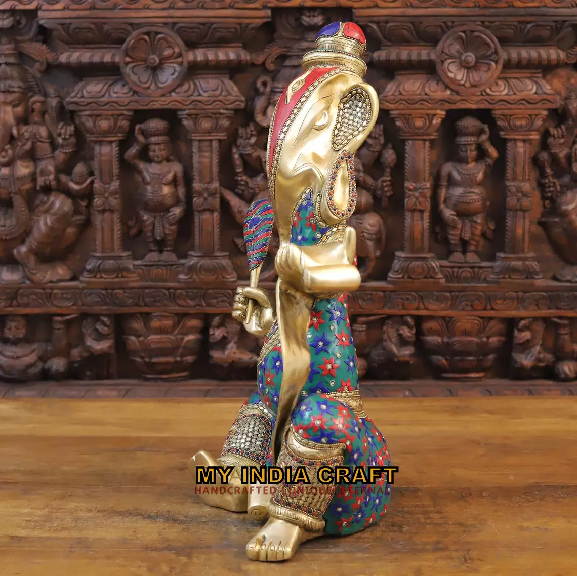 22.5" Ganesh statue with kalam