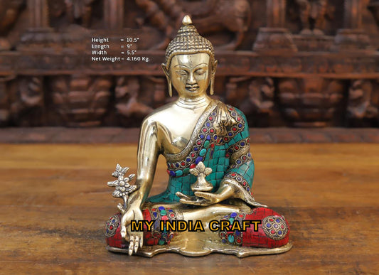 10.5" Buddha statue