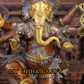 26.5" Ganesh statue brass