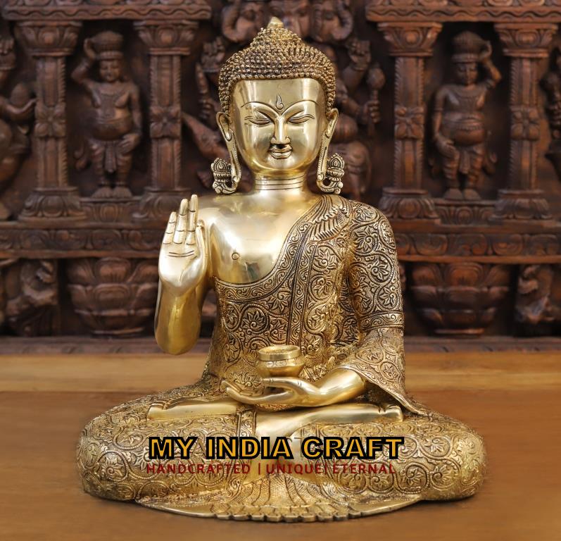 17" Buddha statue