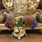 18" Ganpati idol inlay work brass