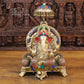 18" Ganpati idol inlay work brass