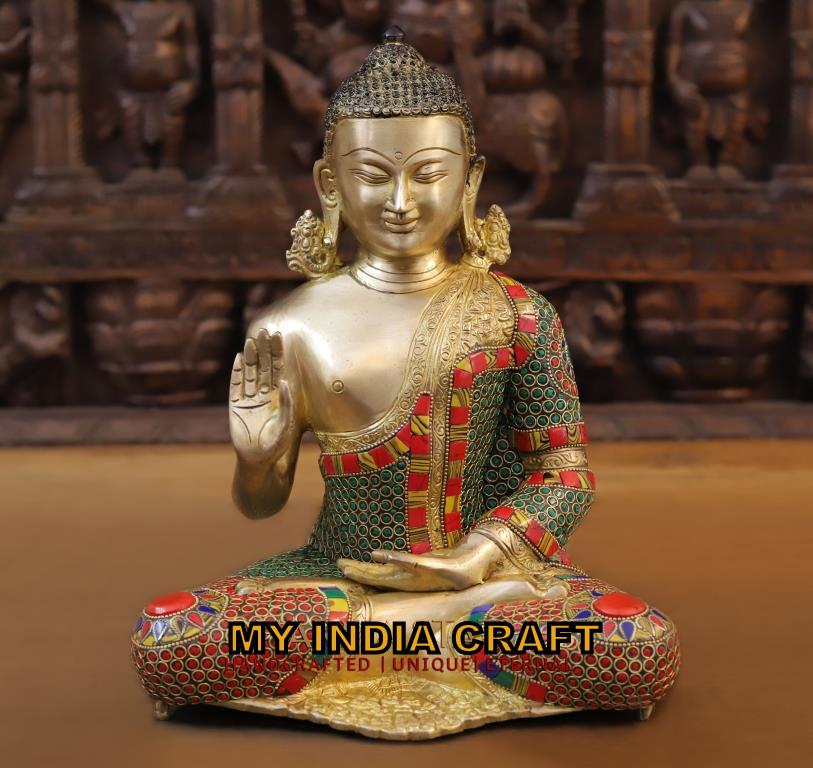 12.5" Budha statue